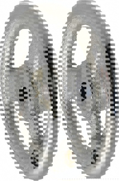 Spoked Straight Handwheel: Chrome-Plated